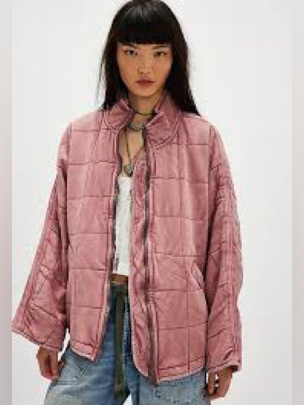 FREE People DOLMAN Quilted Knit Jacket